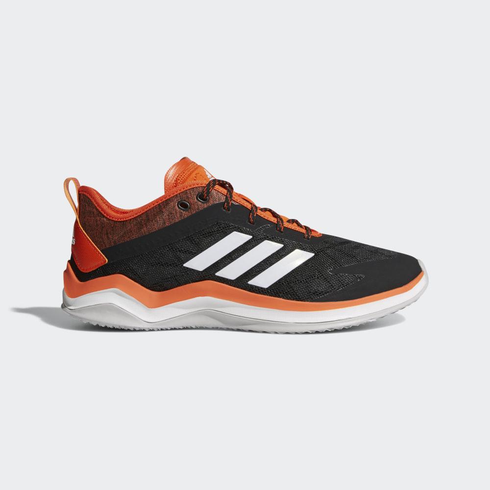 Adidas Men's Speed Trainer 4 Baseball Shoes Black/White/Orange Ireland CG5130